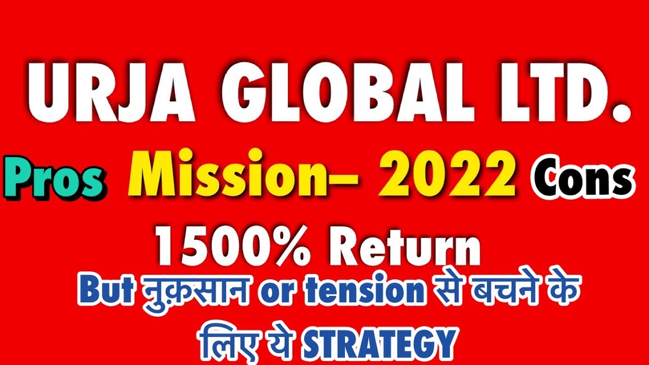 Urja global share price today, Know about this stock 1 urja global share price