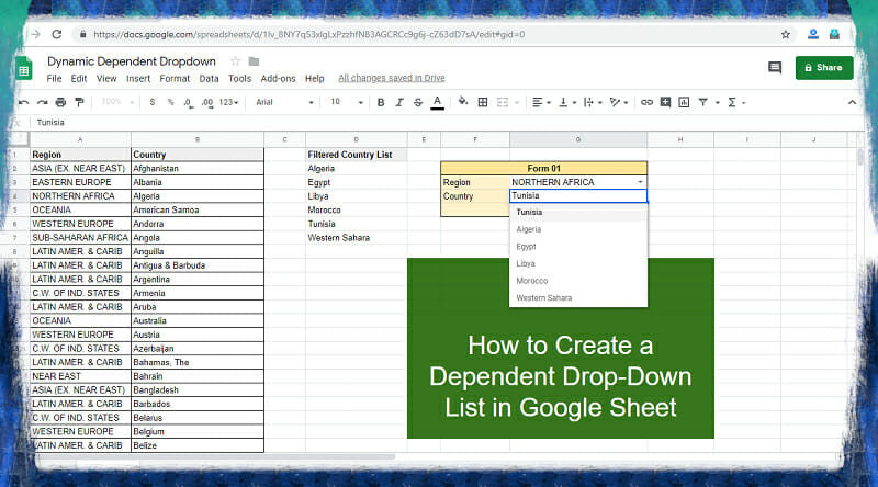 How to Add Drop Down List in Google Sheets 1 how to add drop down list in google sheets