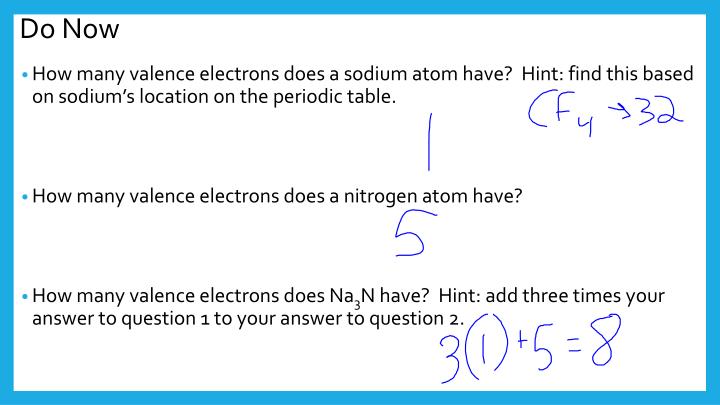 How Many Valence Electrons Does Nitrogen Have? 1 how many valence electrons does nitrogen have