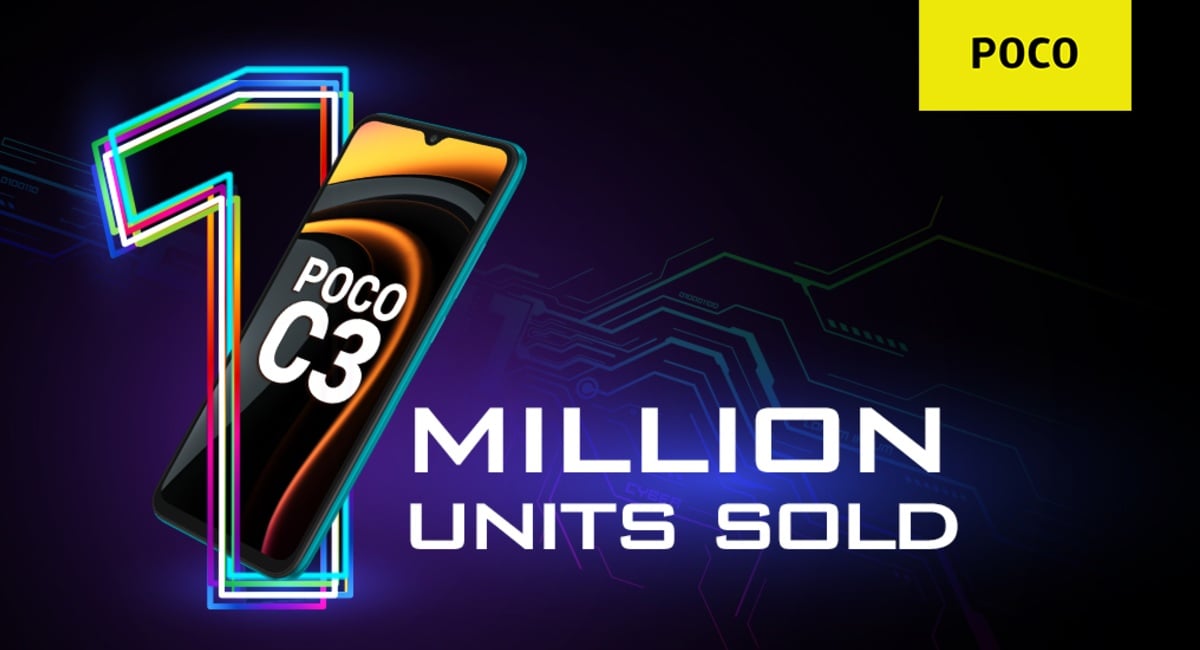 Poco C3 Crosses 1-Million Sales in India, Gets a Limited-Period Discount Poco C3 Crosses 1-Million Sales in India, Gets a Limited-Period Discount
