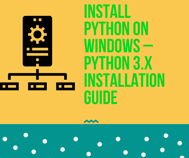 install phyton in windows