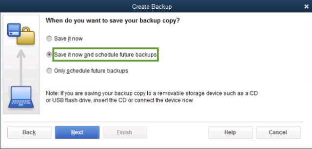 How to backup files in QuickBooks