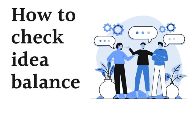 How to check idea balance