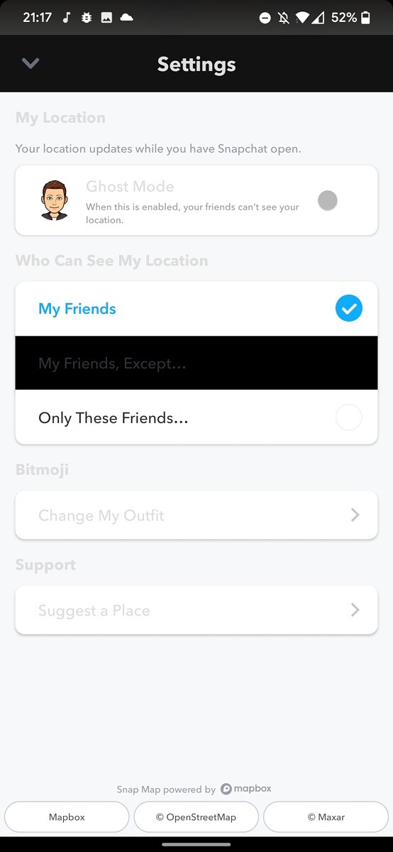 How to Get Dark Mode on Snapchat 1 how to get dark mode on snapchat